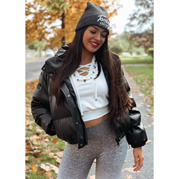 GZDMFS Women's Quilted Lightweight Jacket Warm Casual Coat