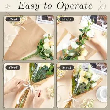 Jutieuo 50 Pcs Flower Bags - Perfect for Any Occasion