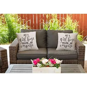 Inspirational Nphuriy Quote Throw Pillow Cover for Women