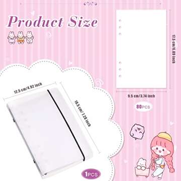 Spakon Sticker Collecting Album: 80 Pages for Easy Organization and Display