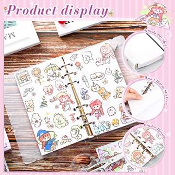 Spakon Sticker Collection Album for All Ages - 80 Pages