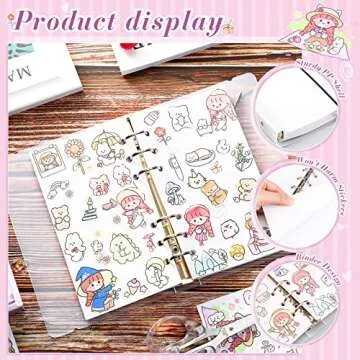 Spakon Sticker Collection Album for All Ages - 80 Pages