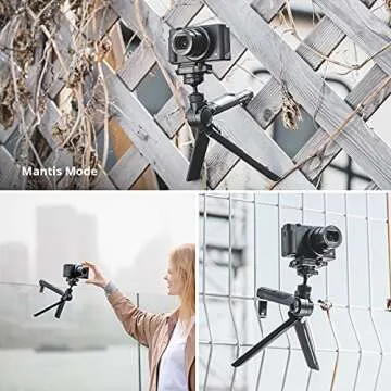 Versatile Mini Tripod for Vlogging & Photography