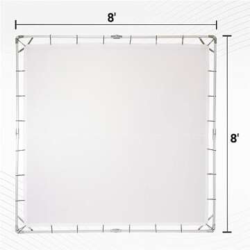 Glow 8x8' Butterfly Scrim Kit for Perfect Photography Lighting