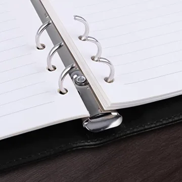 Antner A6 PU Leather Notebook Binder for Stylish Organization
