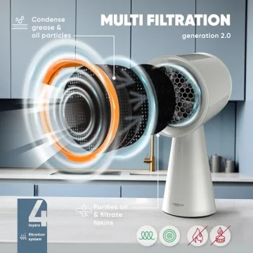 Portable 3-Speed Range Hood for Hot Pot & Cooking