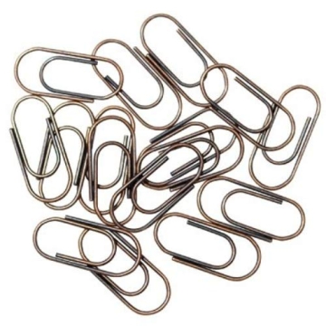 Tim Holtz Mini Paper Clips - 48 Antique Finishes