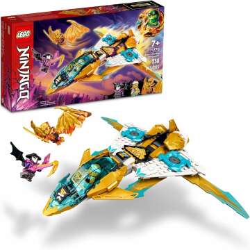 NINJAGO Zane's Golden Dragon Jet Set for Kids