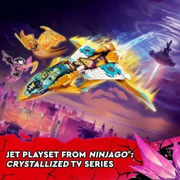 NINJAGO Zane's Golden Dragon Jet Set for Kids