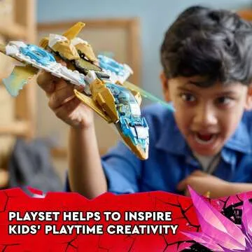 NINJAGO Zane's Golden Dragon Jet Set for Kids