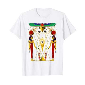 EGYPTIAN SACRED GEOMETRY Goddess Hathor - Het Heru T-Shirt