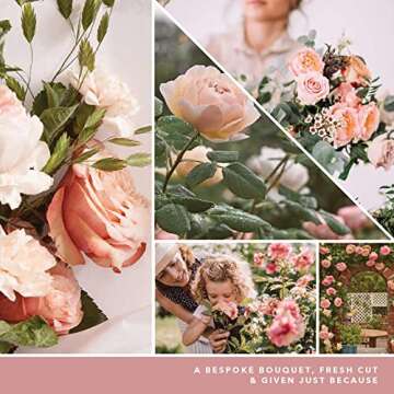 Yankee Candle Studio Medium Candle, Fresh Cut Roses, Pink Candle, 10 oz: Long-Lasting, Essential-Oil Scented Soy Wax Blend Candle | 40-65 Hours of Burning Time, 10 oz, Home Décor