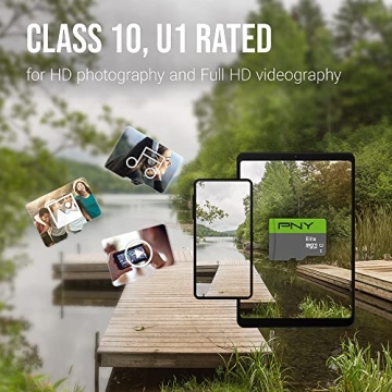 PNY 32GB Class 10 U1 microSD Card - Fast & Durable