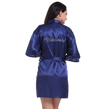 GOODSALEOK Women's Satin Robe for Bride & Bridesmaids