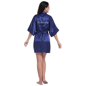 GOODSALEOK Women's Satin Robe for Bride & Bridesmaids