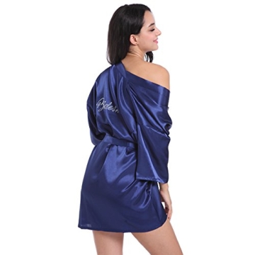 GOODSALEOK Women's Satin Robe for Bride & Bridesmaids