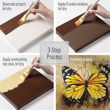 FolkArt 8 Ounce Crackle Medium for Art and Crafts