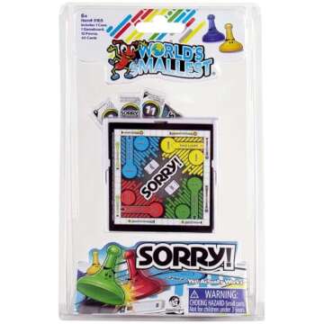 World's Smallest Sorry, 1-2 Players