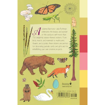 Nature Anatomy Sticker Book Over 750 Creative Stickers