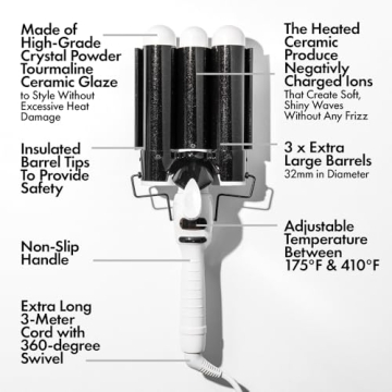 Bondi Boost Wave Wand for Effortless, Long Lasting Waves