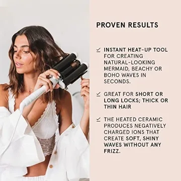 Bondi Boost Wave Wand for Effortless, Long Lasting Waves