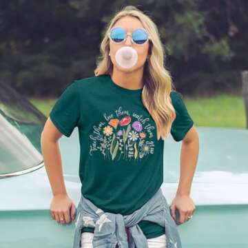 Teacher Shirt Women Teach Them Love Them Watch Them Grow