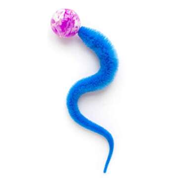 Dezi & Roo Wiggly Ball - 3pk - Fun Cat Toys - Toy Balls for Indoor Cats - Designed by a Feline Vet -...