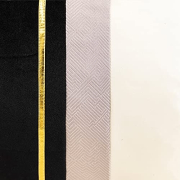 Avigers Premium Black White Gold Velvet Cushion Cover 22x22