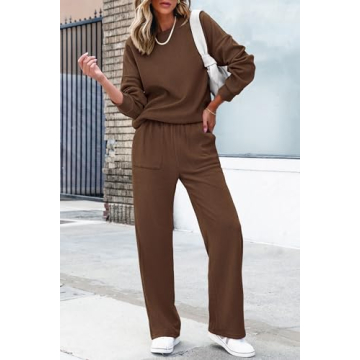 PRETTYGARDEN Women's Winter Tracksuit Comfortable Lounge Set