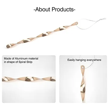 AMS Christmas Tree Ornaments 24PCS Aluminum Twisted Icicles