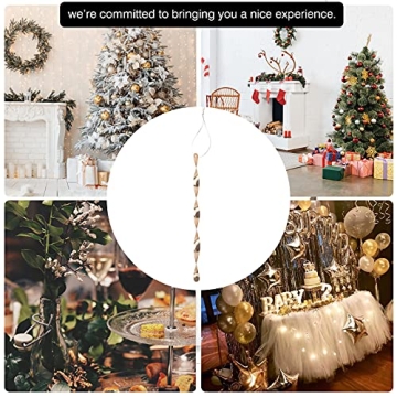 AMS Christmas Tree Ornaments 24PCS Aluminum Twisted Icicles