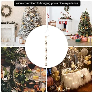 AMS Christmas Tree Ornaments 24PCS Aluminum Twisted Icicles