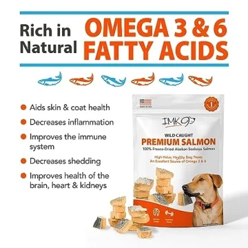 Premium Freeze Dried Salmon Dog Treats for Training