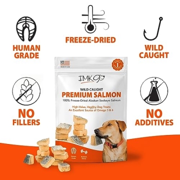 Premium Freeze Dried Salmon Dog Treats for Training