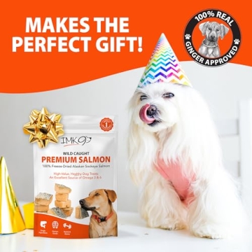 Premium Freeze Dried Salmon Dog Treats for Training
