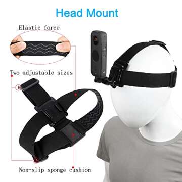 Quick Release Accessories Kit for Insta360 & GoPro