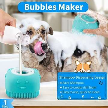 Comotech 3-in-1 Dog Grooming Brush for All Pets