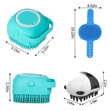 Comotech 3-in-1 Dog Grooming Brush for All Pets