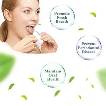 Tongue Scraper Cleaner,Niskite Professional Surgical Grade Stainless Steel Tounge Scraper Brush For Adult and Kids