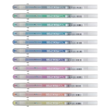 SAKURA Gelly Roll Stardust 12 Gel Pens for Vibrant Art
