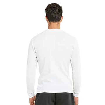 Men's Classic Waffle-Knit Heavy Thermal Top in White
