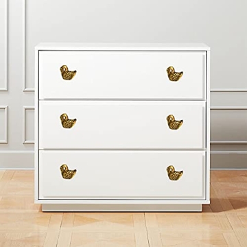 Antique Gold Decorative Swan Knobs Set of 6 for Cabinets