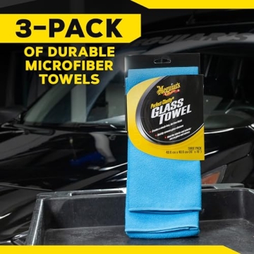 Meguiar's Streak Free Glass Towels - 3 Pack