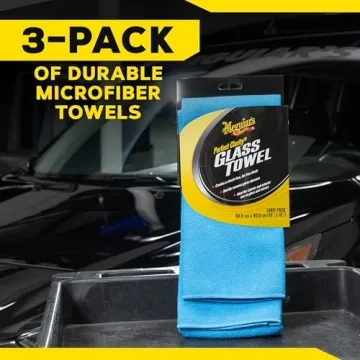 Meguiar's Streak Free Glass Towels - 3 Pack