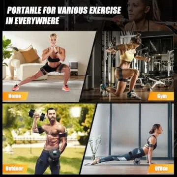 ROSYQUARZ Booty Bands, Blood Flow Restriction Bands for Women/Men, Adjustable BFR Training Bands for Glutes & Hip Building, Occlusion Resistance Bands for Exercising Butt, Squat, Thigh, Arms 2 Packs