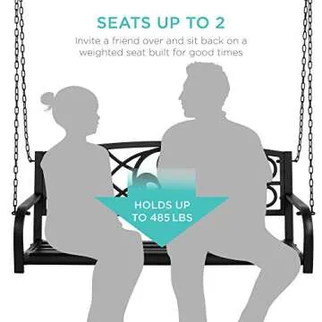 Best Choice Metal Porch Swing - Stylish Durable Seating