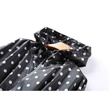 Krespuka Waterproof Rain Poncho for Women - Stylish & Functional