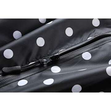Krespuka Waterproof Rain Poncho for Women - Stylish & Functional