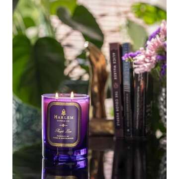 HARLEM CANDLE CO. Purple Love - Luxury 11 oz Scented Candle