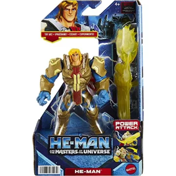 He-Man Action Figure with Power Attack Move for Collectors